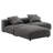 Solace 3-Piece Modular Upholstered Fabric Sectional Sofa-101323702