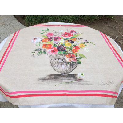 Handmade Floral Tablecloth