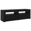 TV Cabinet Set 3 Pcs Black Oak Engineered Wood-1465420450
