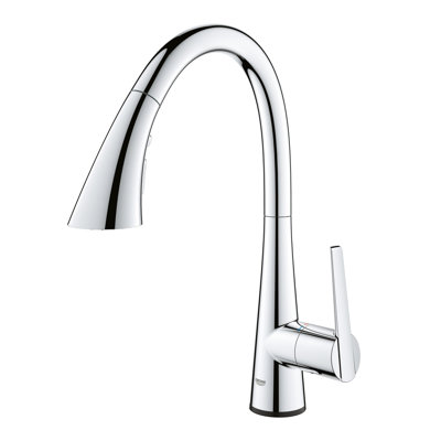 Zedra Pull Down Touch Single Handle Kitchen Faucet with Accessories