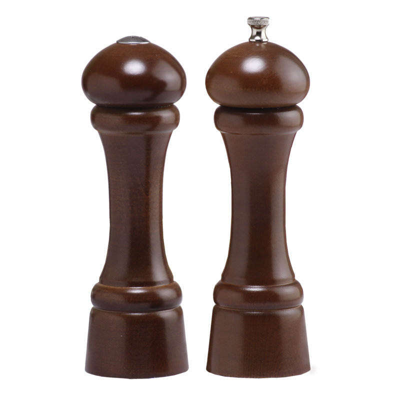 Chef Specialties Windsor Salt and Pepper Grinder Set, Walnut