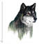 Wolf I by Riza Peker - Wrapped Canvas Print-42158981