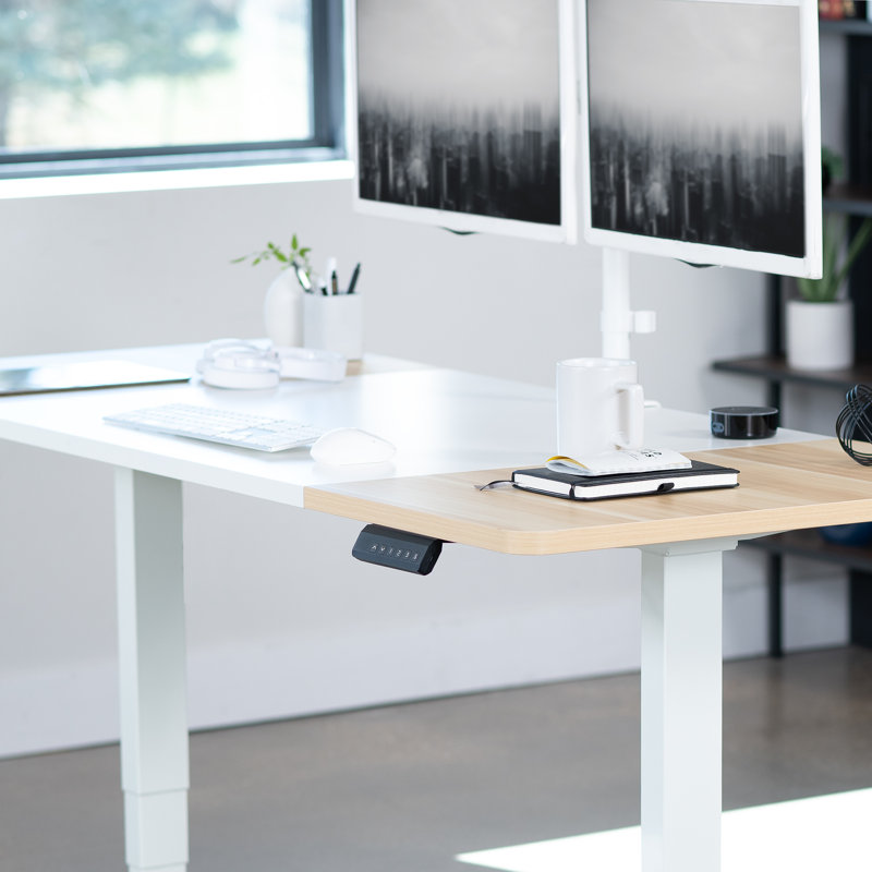 De table, White/Light Wood, 3-Piece, 71 po x 30 po