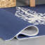 Tapis d'intérieur / extérieur bleu marine crocheté à la main Burchell-600899673