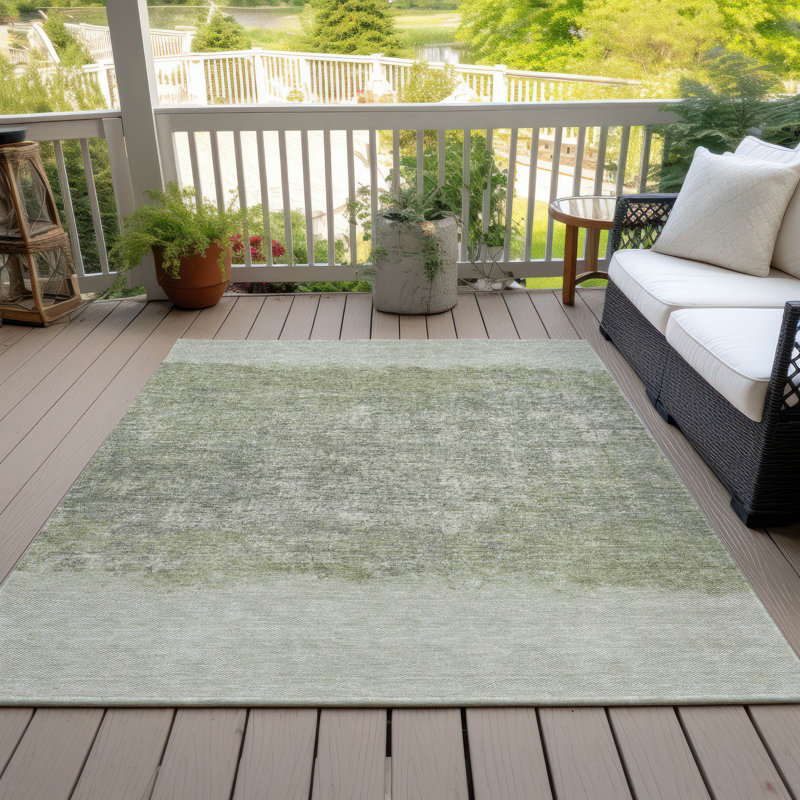 Tapis intérieur / extérieur lavable à la machine Eden ACN2214, Rectangle 10 pi x 14 pi