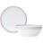 Noritake Silver Colonnade Soup Bowls, 7", 20 Oz.