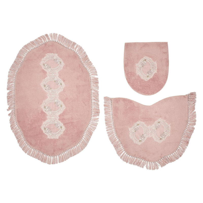 Ensemble de tapis pour salle de bain 3 pièces Islas Floral
