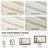 52''W Light Filtering Linen Curtains - Back Tab & Rod Pocket Top, 2 Panels Set-207340219