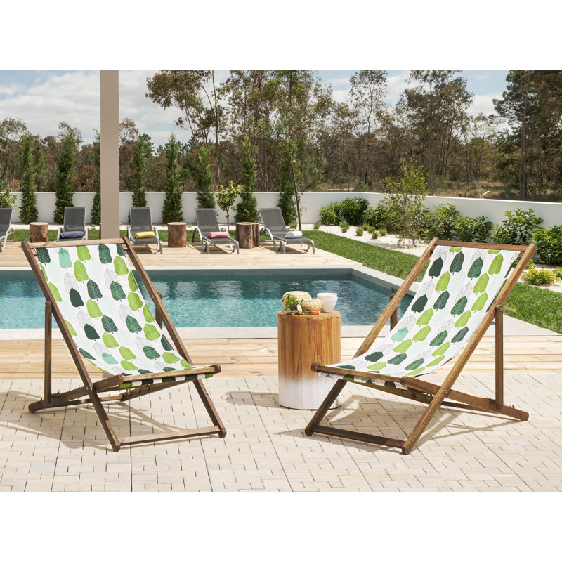 Ehrenfried Folding Deck Chair, Light Brown