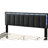 Charcoal Wool Queen Bed, Full Upholstered, No Box Spring, Built Led For Bedroom Fabric, Bedroom, Headboard, Spring