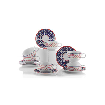Ensemble de tasses à thé (12 pièces)