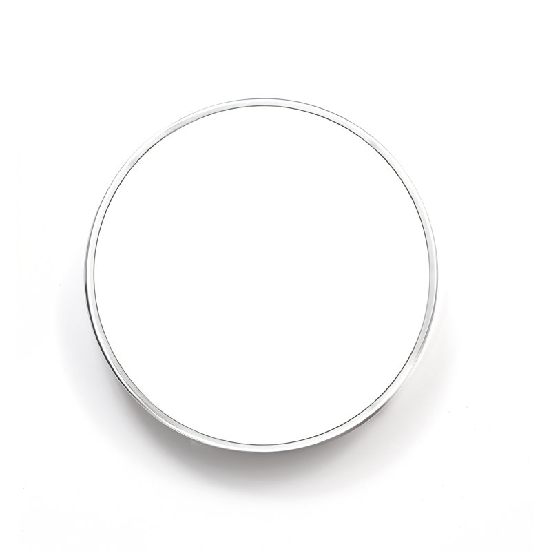 Casco Glass LED Flush Mounted Sconce, White, Bulb: 1 x LED 40W 3000 lm, 45 cm diameter x 6cm D