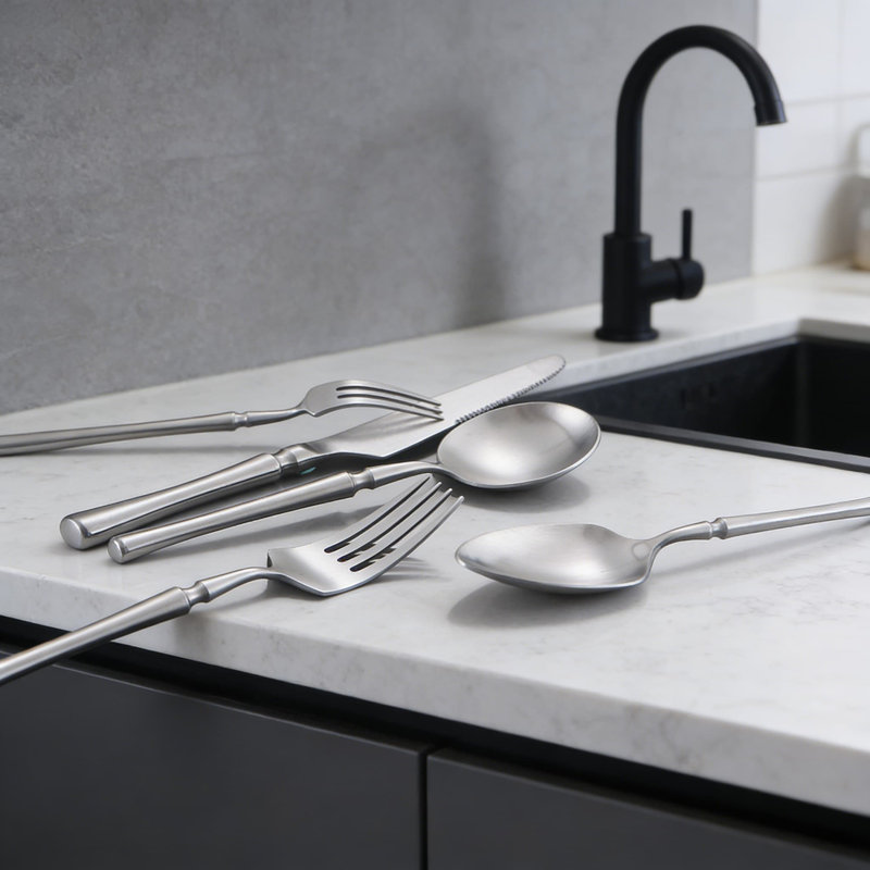 Ensemble 20 pièces de couteaux à steak en acier inoxydable 304 de qualité professionnelle, coutellerie de qualité restaurant pour steak, salle à manger et hôtel