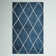Bertrice Minimalist Diamond Trellis Navy/White Rug