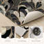 Tapis de cuisine lavables antidérapants à motif de feuilles