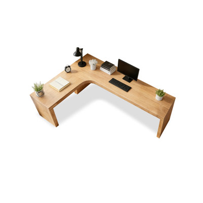 Solid wood pine corner desk
