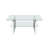 W 39.4" X D 19.7 " X H 17.7" Transparent Tempered Glass Coffee Table, Coffee Table