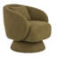 Fauteuil d'appoint pivotant rembourré avec coussin Zara-1015672446