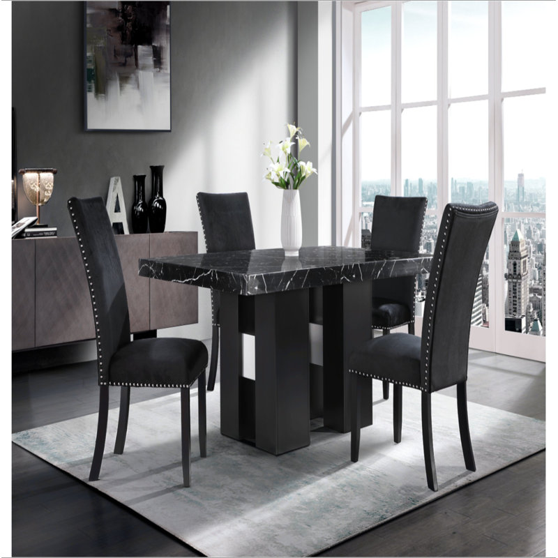 Ensemble de table à manger 5 pièces JHOANNA