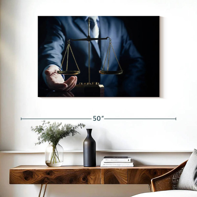 Justice Scale, 26" H x 39" W