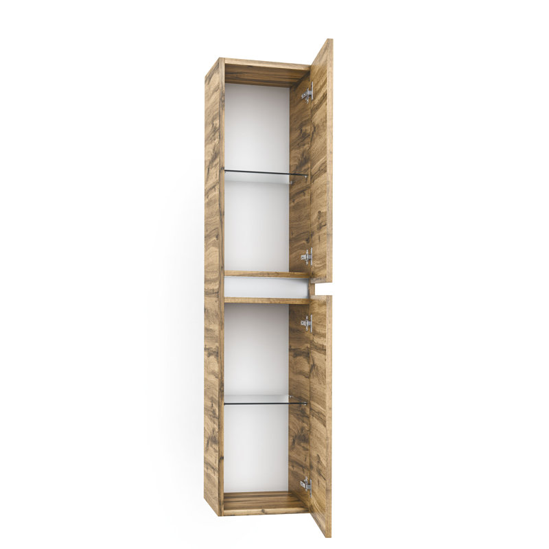 Dorcinvil Linen Cabinet, Honey Oak