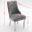 Chaises de salle à manger en chenille-568171680-568171711