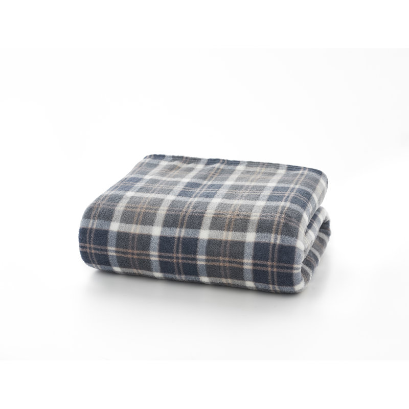 Plain Weave / Muslin Throw Blanket, Grey