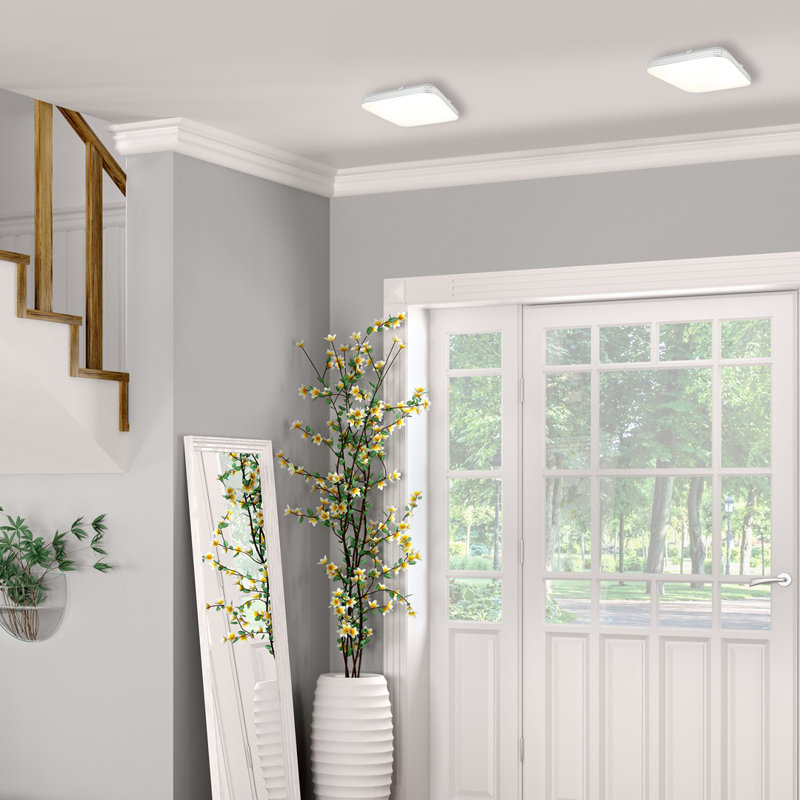 Alomar LED Flush Mount, 32cm H x 26cm W x 26cm D