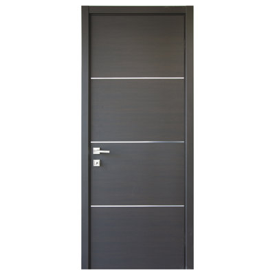 HG-008 Pre-Hung Laminated Modern Interior Single Door