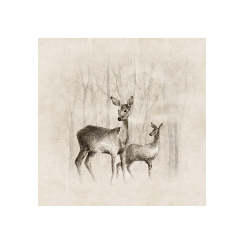 Misty Woods II Print by Guseul Park, Outdoor, 30" H x 30" W x 1.5" D