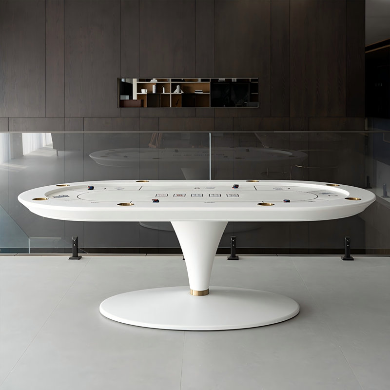 Table de poker 86,22 po, Blanc