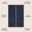 Amdrew Solid Centre Stripe Machine-Washable Navy/Gray Rug-119051735