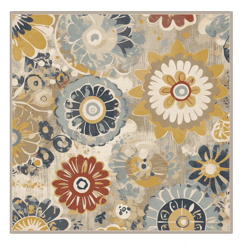 Lively Jive Rug, Square 5'