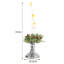 Unscented Flameless Taper Candle-1980459475