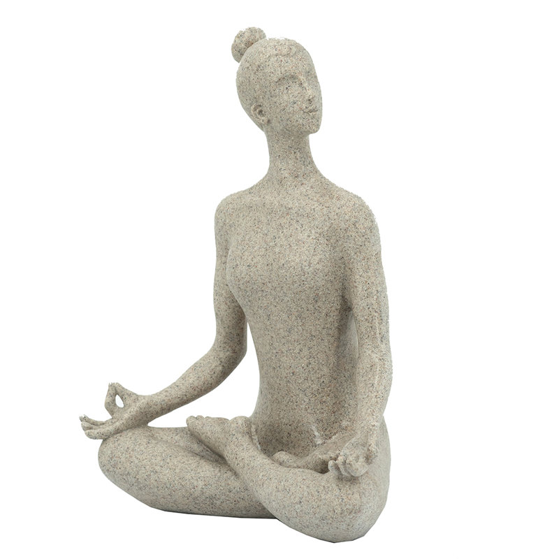 7X4X9" Yoga Lady Figurine