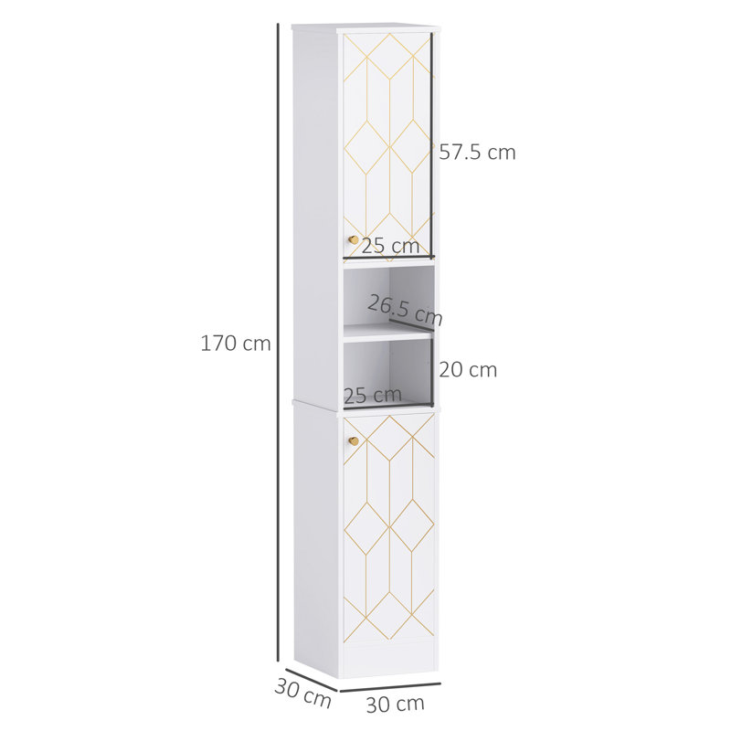 Engineered Wood Freestanding Bathroom Cabinet