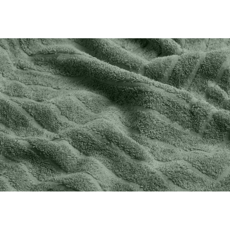 Ensemble de serviettes de bain luxueuses 100% coton (2 pièces), vert | Serviette de bain 35,4 po x 59,1 po et essuie-mains 19,7 po x 35,4 po | Ultra-doux, absorbant, lavable à la machine | Parfait pour le spa, la maison et le quotidien