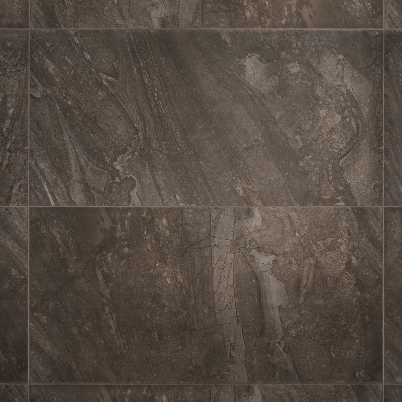Esperanza 23.62 In. X 47.24 In. Matte Porcelain Floor And Wall Tile (15.49 Sq. Ft. / Case), Earth Brown