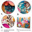 Collage de fleurs tropicales colorées - Fuschia-1276297573-1276297568
