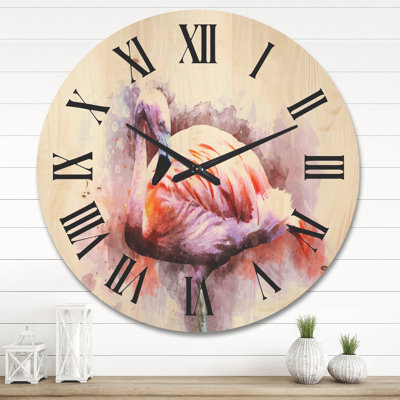 Solid Wood Wall Clock