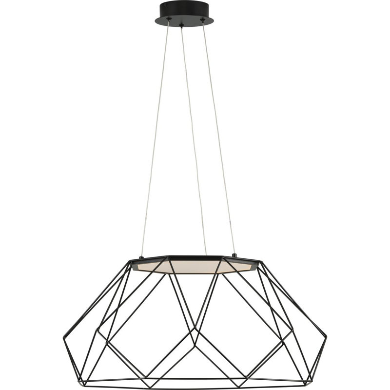 Roibin Dimmable LED Geometric Chandelier, 103.8" H x 27.1" W x 27.1" D