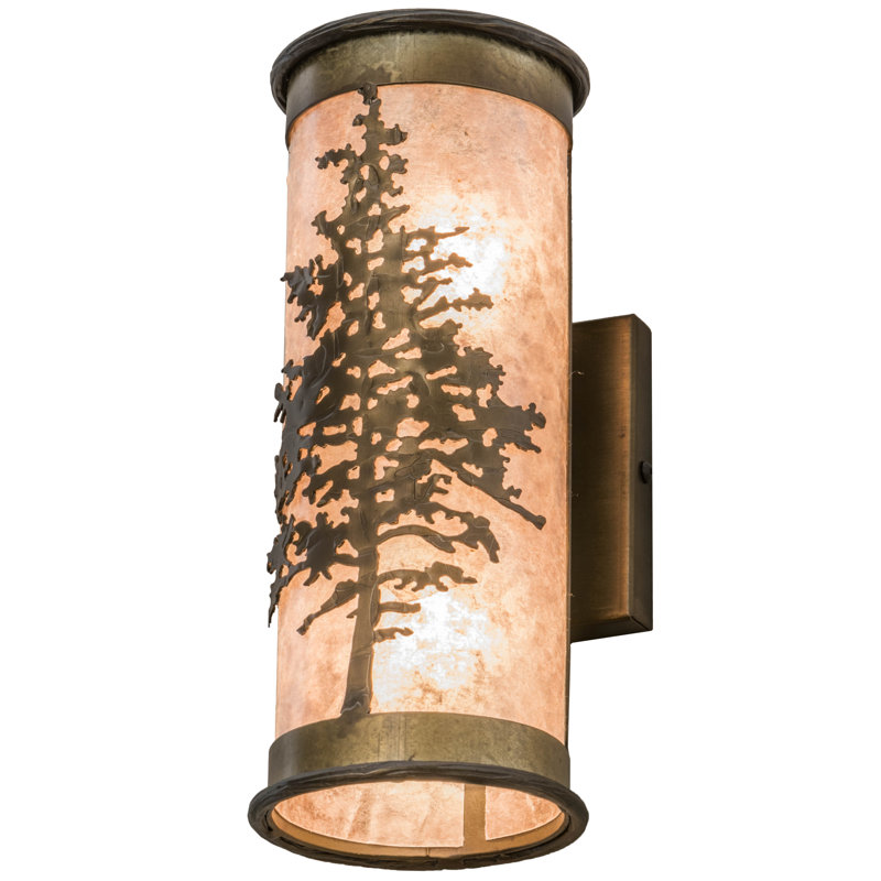 Plafonnier encastré en cuivre antique à 2 lumières Tamarack