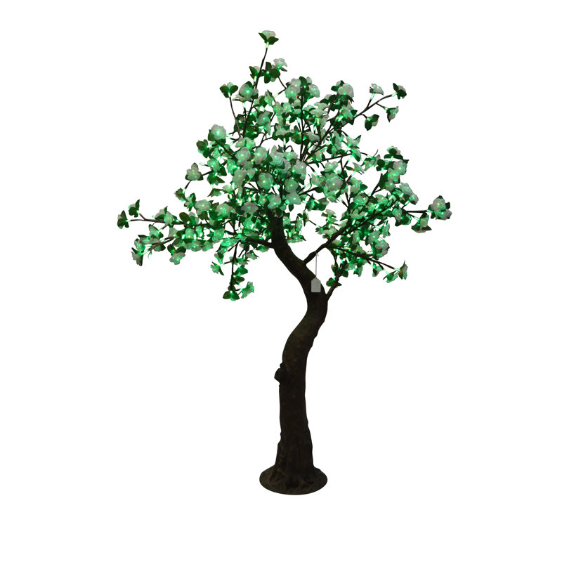 Arbre à DEL avec lumières à changement de couleur - Taille: L 67 po x l 60 po x H 88 po.