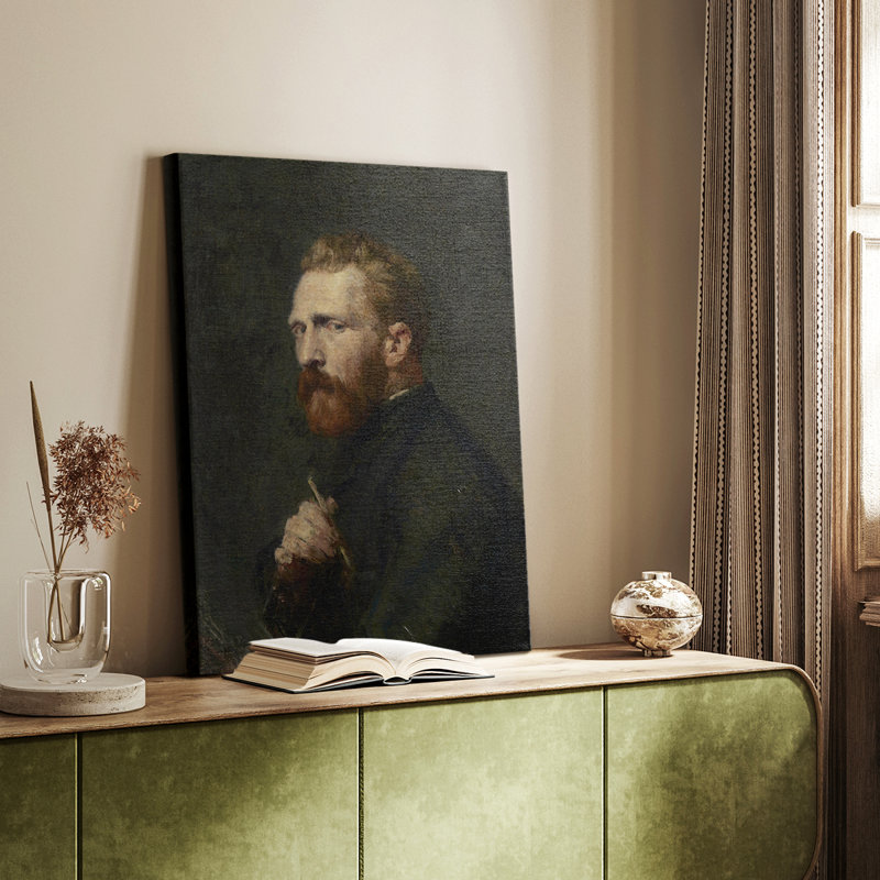 Reproduction de portrait rétro VII - galerie Cavas sur mesure, H 48 po x l 32 po