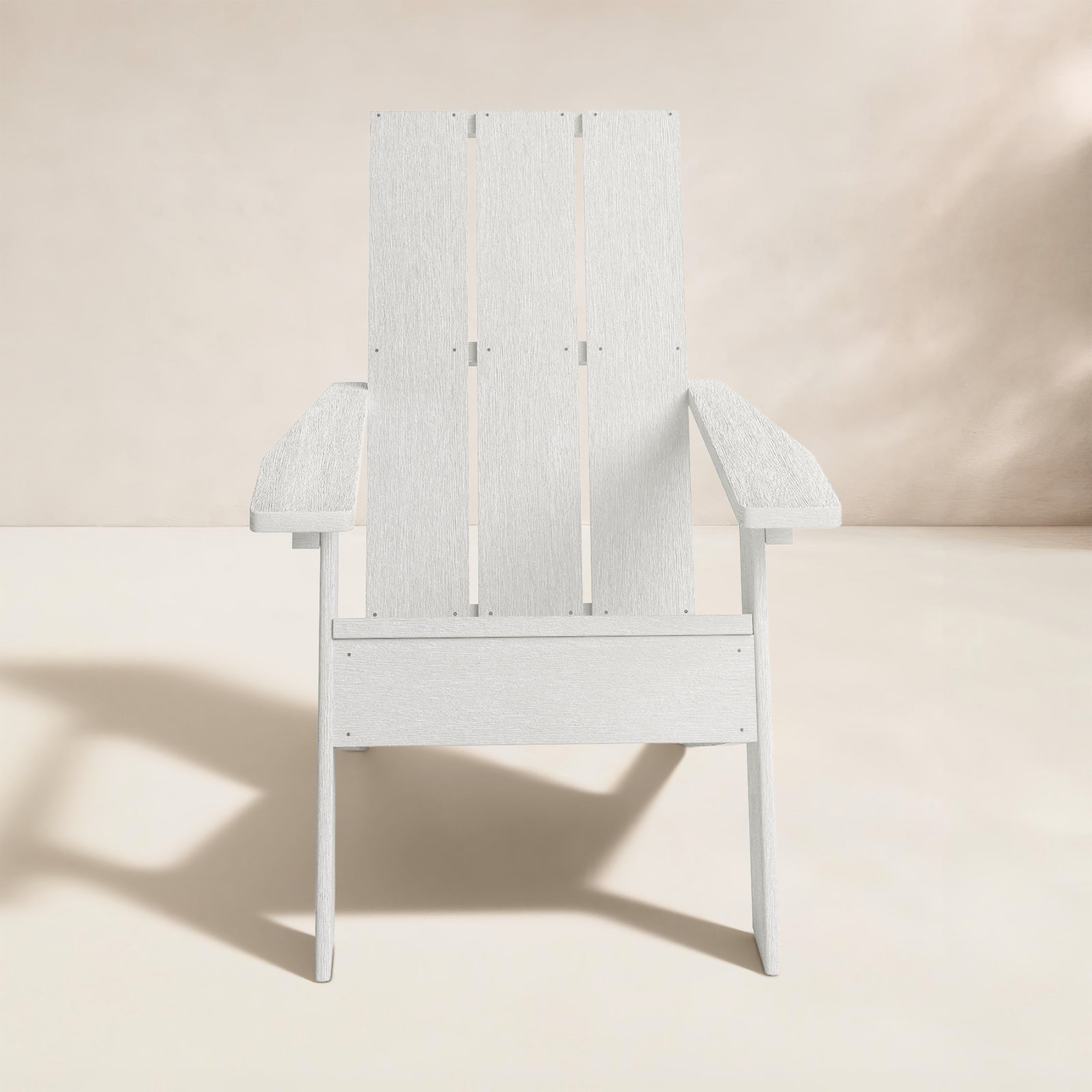 Byrnes Outdoor Adirondack Chair, White