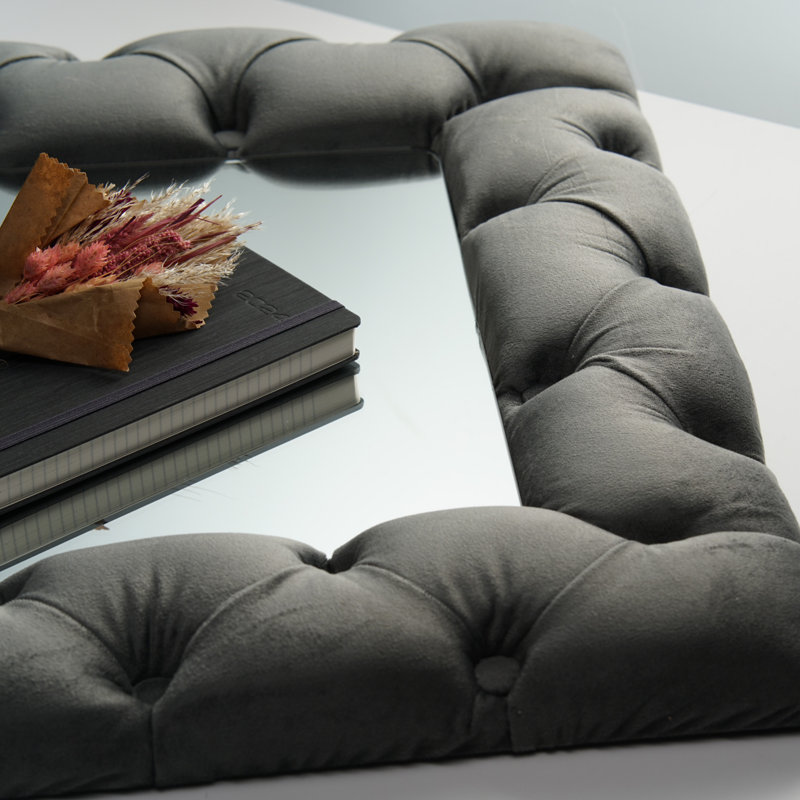 Miroir de plancher pleine grandeur Ringe, gris
