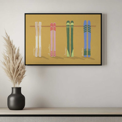 «Types of Skis» par Deny Designs, reproduction d'art
