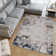 Machine Washable Avery Ivory/Blue Rug