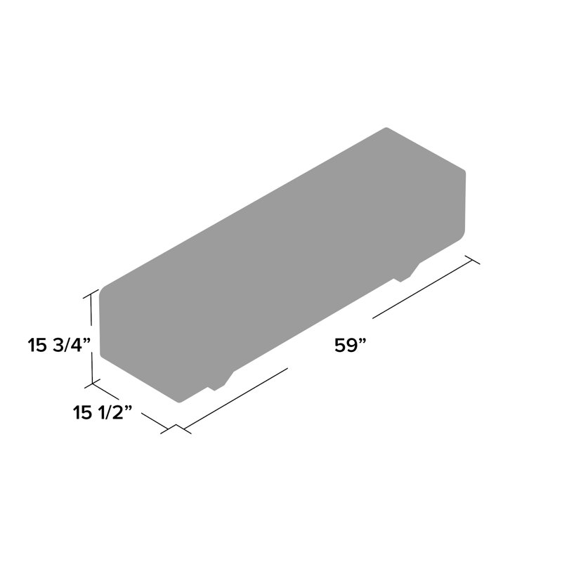 Buruk Unfinished TV Stand for TVs up to 65"
