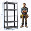 72 po H 5 tablettes en métal à 5 niveaux pour tablettes de garage